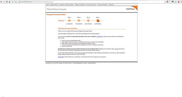 Click to Enlarge

Name: worldvision donation.jpg
Size: 125 KB