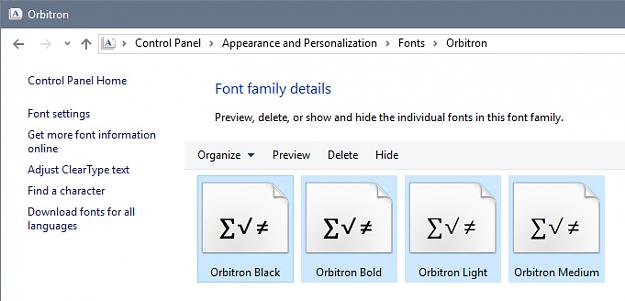 Click to Enlarge

Name: orbitron fonts - in right folder.jpg
Size: 143 KB