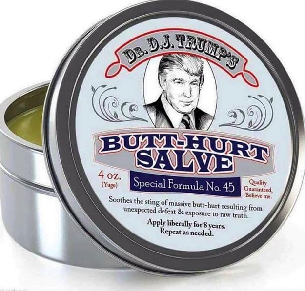 Click to Enlarge

Name: Butt-Hurt-Salve-770x736.jpg
Size: 99 KB