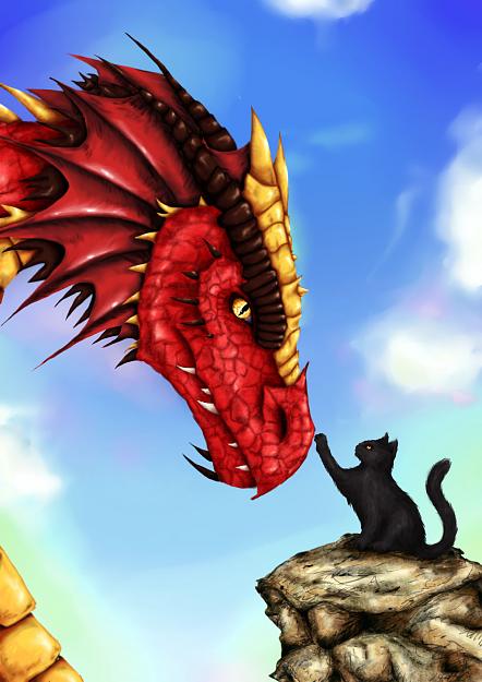 Click to Enlarge

Name: the_dragon_and_the_cat___by_theeleventhmoonrose-d9c4csr.jpg
Size: 228 KB