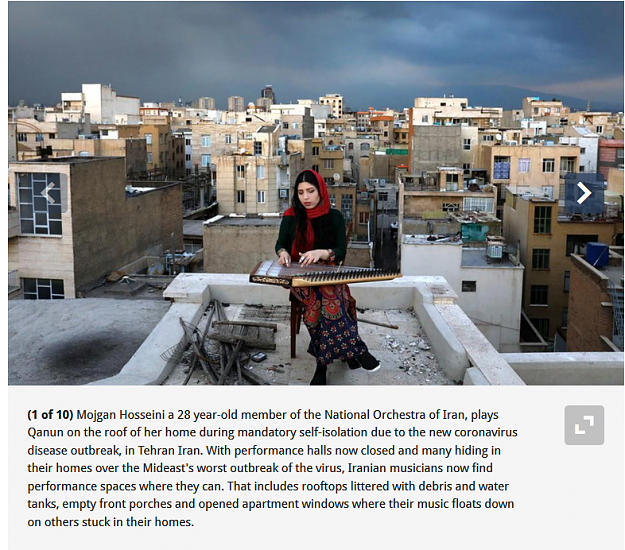 Click to Enlarge

Name: In Iran, isolated musicians perform from rooftops.png
Size: 933 KB