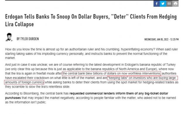 Click to Enlarge

Name: ZH - 2022 01 05 - Erdogan Tells Banks To Snoop On Dollar Buyers - screenshot.jpg
Size: 126 KB