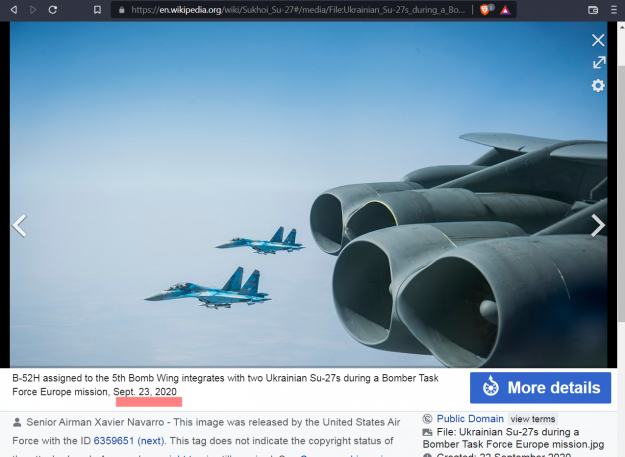 Click to Enlarge

Name: SU-27 and B-52.png
Size: 711 KB