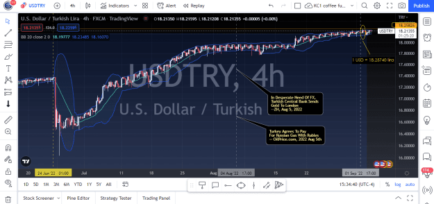 Click to Enlarge

Name: USDTRY_2022-09-05 - 4H chart - Turkish lira approaches its 20 Dec low.png
Size: 72 KB