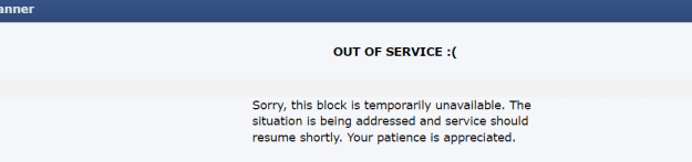 Click to Enlarge

Name: Out of Service.png
Size: 6 KB