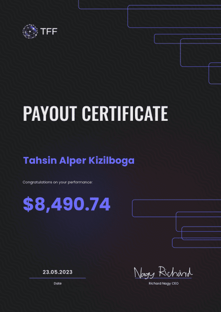 Click to Enlarge

Name: Tahsin Alper Kizilboga - TFF - $8,490.74 Payout Certificate.png
Size: 274 KB