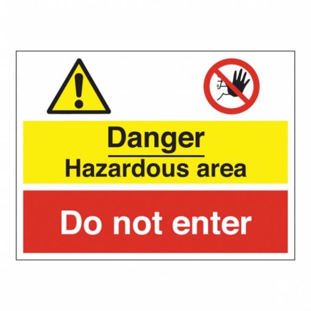 Click to Enlarge

Name: Danger Hazardous Area Do Not Enter 600mm X 450mm Self Adhesive Vinyl S.jpg
Size: 34 KB