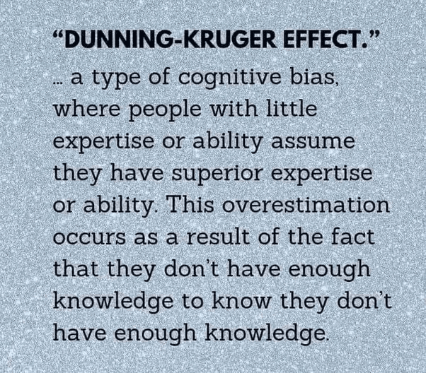 Click to Enlarge

Name: Dunning Kruger Effect.png
Size: 223 KB