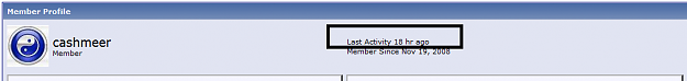 Click to Enlarge

Name: cashmeer's Profile @ Forex Factory.png
Size: 26 KB