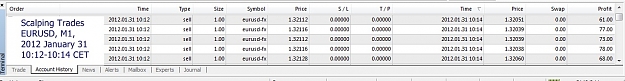 Click to Enlarge

Name: Scalping Trades, EURUSD, M1, 2012 January 31, 10h12-10h14CET.jpg
Size: 85 KB